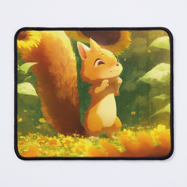 Item preview, Squirrel in sunflowerfields designed and sold by ai-miilk.