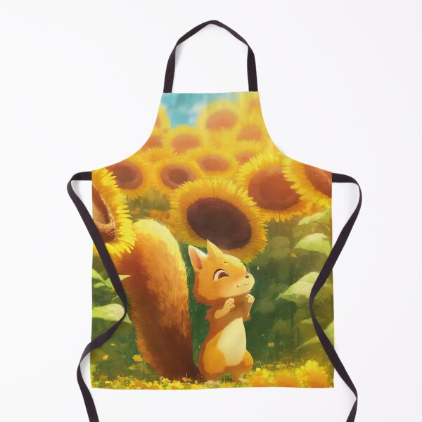 Item preview, Squirrel in sunflowerfields designed and sold by ai-miilk.