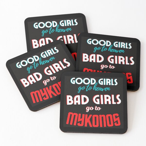 Item preview, "Mykonos" Stickers Good Girls / Bad Girls Bachelorette evjf designed and sold by LeddsoDello.