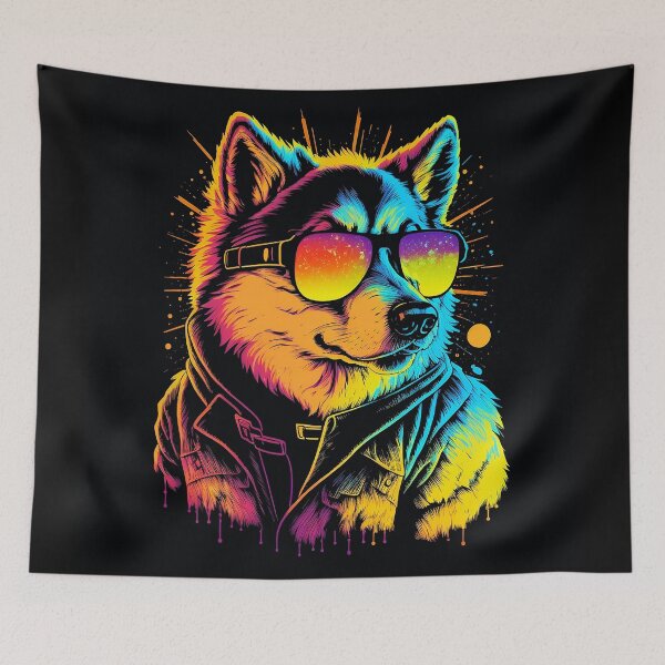 Item preview, Biker Husky designed and sold by GummywormDesign.