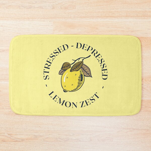 Item preview, Stressed, Depressed, Lemon Zest designed and sold by LP.