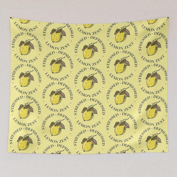 Item preview, Stressed, Depressed, Lemon Zest designed and sold by LP.