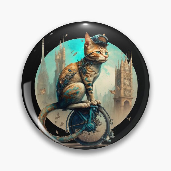 Item preview,  Steampunk Cat 10 designed and sold by TheSamuraiCat.