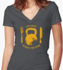 Brigitte Fitted V-Neck T-Shirt
