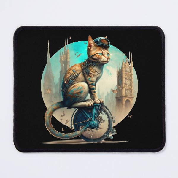 Item preview, Steampunk Cat 10 designed and sold by TheSamuraiCat.