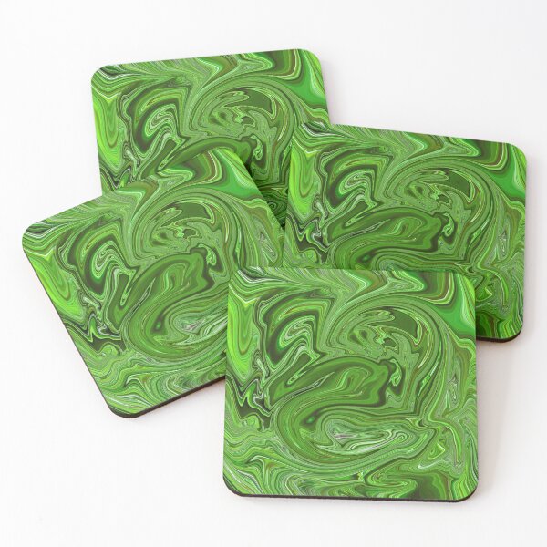 Item preview, Vivid and Abstract Clear Green Janzay Trending Marble Swirls / Mixture designed and sold by Janzay.