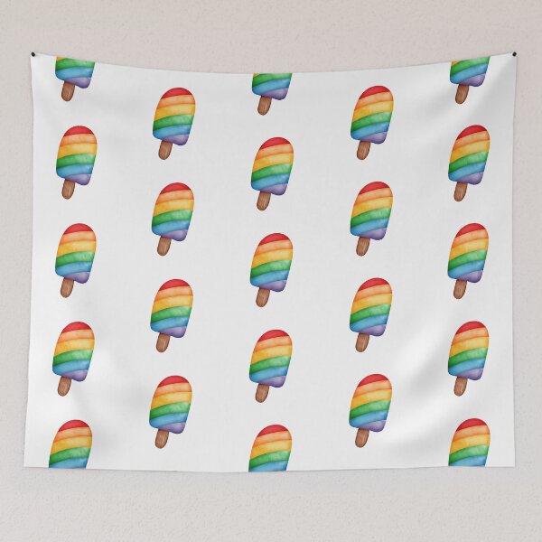 Item preview, Pride LGBT rainbow ice cream designed and sold by TasimaDesign.