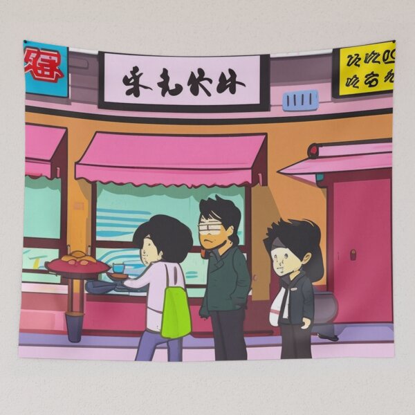 Item preview, Shopping in Japan - Cartoon Style designed and sold by DesignerKin.