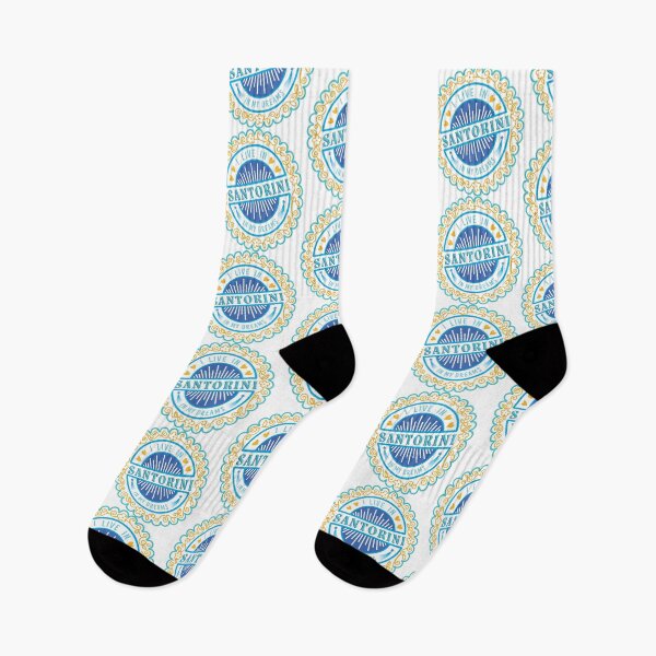 Item preview, I Live in Santorini In My Dreams designed and sold by pegpennyworth.