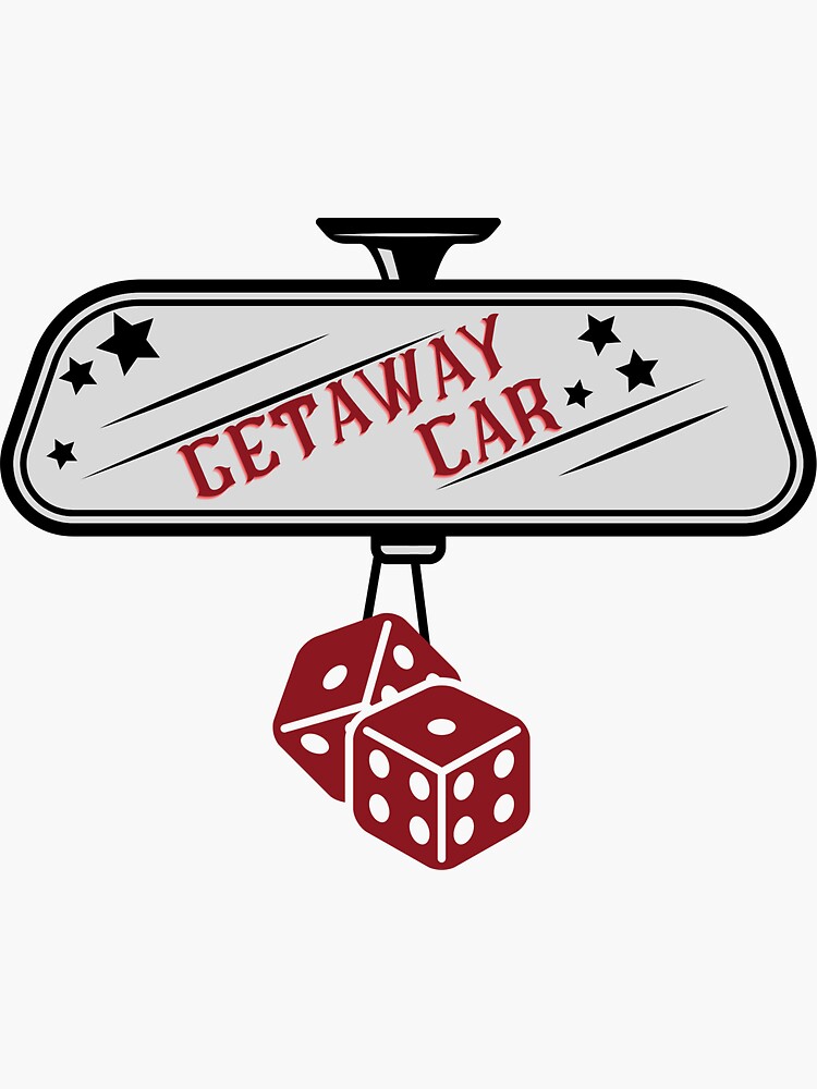 "Getaway Car Taylor Swift" Sticker for Sale by hannahmariej Redbubble