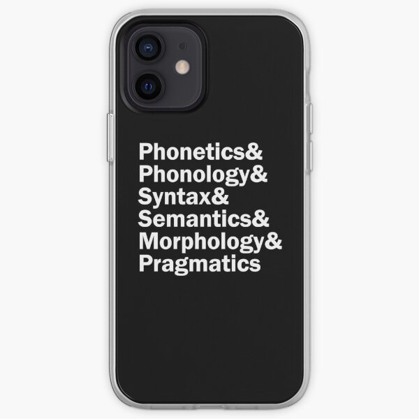 Areas of Linguistics | White iPhone Soft Case