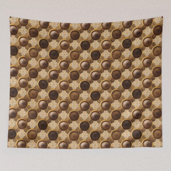 Item preview, GOLD AND BROWN DOTS VIII designed and sold by JLBRAVO.