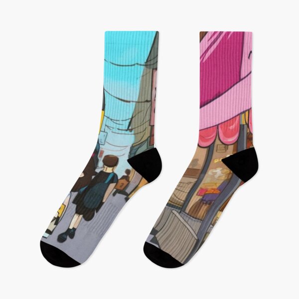 Item preview, Nagoya Street Vendors Japan- Cartoon Style designed and sold by DesignerKin.