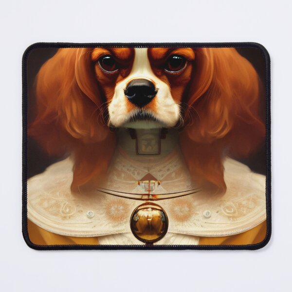 Item preview, Portrait of a King Charles Spaniel dog Cavalier designed and sold by MrJuddart.