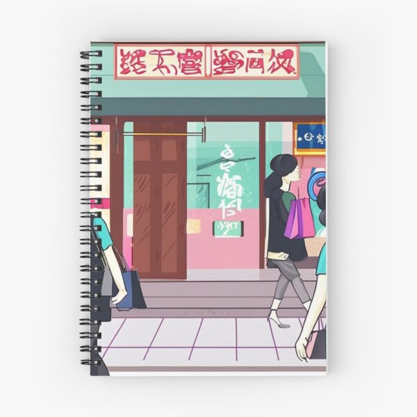 Item preview, Nagoya Street Vendors Japan- Cartoon Style designed and sold by DesignerKin.