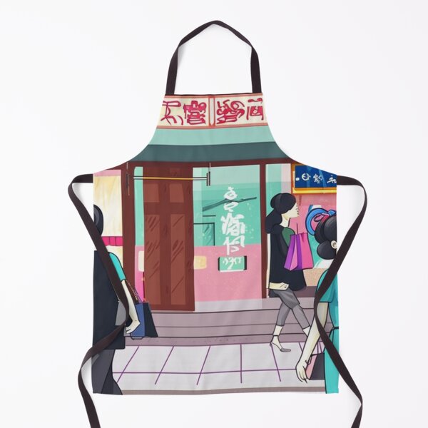 Item preview, Nagoya Street Vendors Japan- Cartoon Style designed and sold by DesignerKin.
