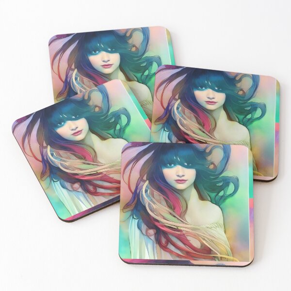 Item preview, Watercolor Woman designed and sold by MoonsideGallery.