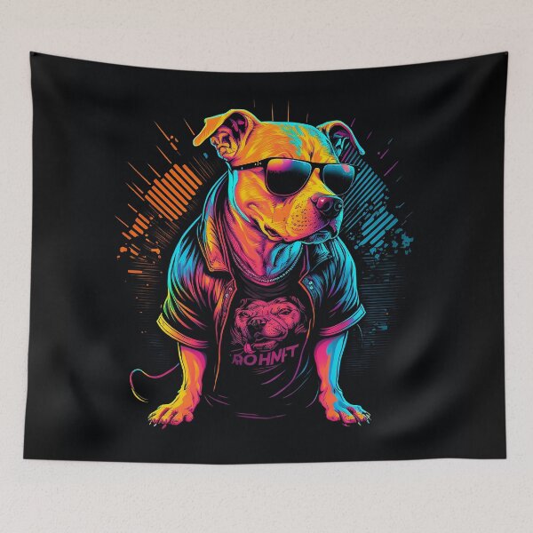 Item preview, Biker Pit Bull designed and sold by GummywormDesign.