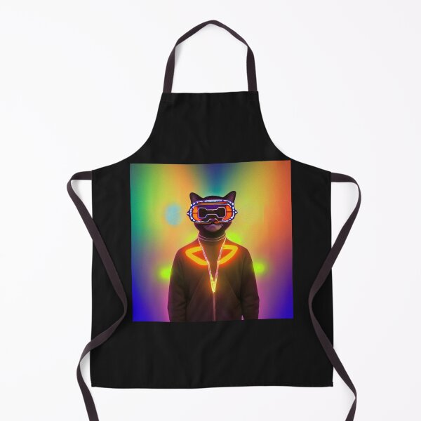 Artikelvorschau, exklusive fetzige modische Haute Cat mit Brille und Goldkette entworfen und verkauft von ValleyDream.