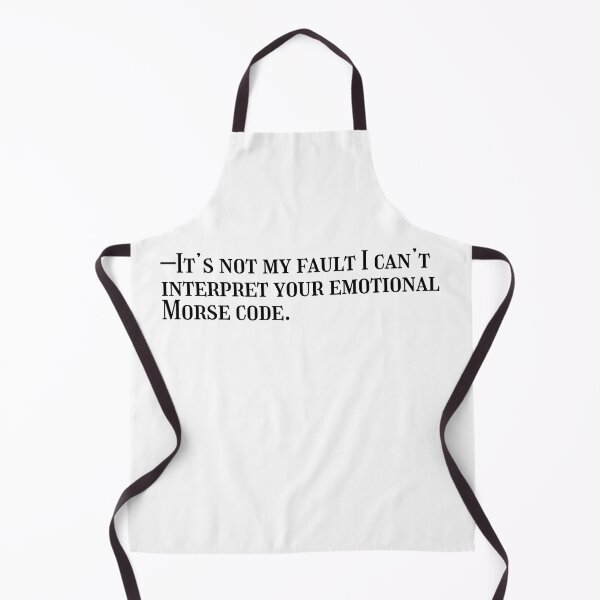 Item preview, Wednesday Addams Emotional Morsecode Quote designed and sold by rpvga.