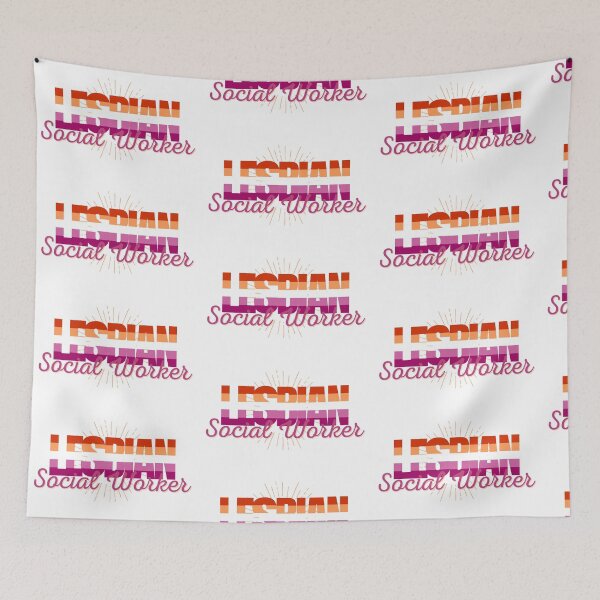 Item preview, Lesbian Social Worker designed and sold by holyqueerit.