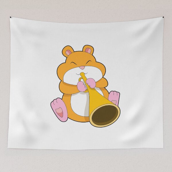 Item preview, Hamster Musician Trumpet designed and sold by Snabdesign84.