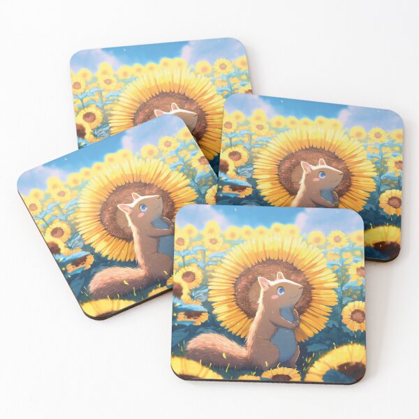 Item preview, Groundhog in sunflowerfields designed and sold by ai-miilk.