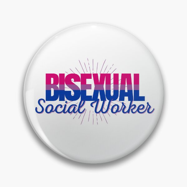 Artikelvorschau, Bisexuelle Sozialarbeiterin entworfen und verkauft von holyqueerit.
