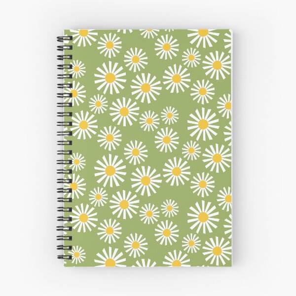 Item preview, White Daisies on Green designed and sold by Shiny Happy World.