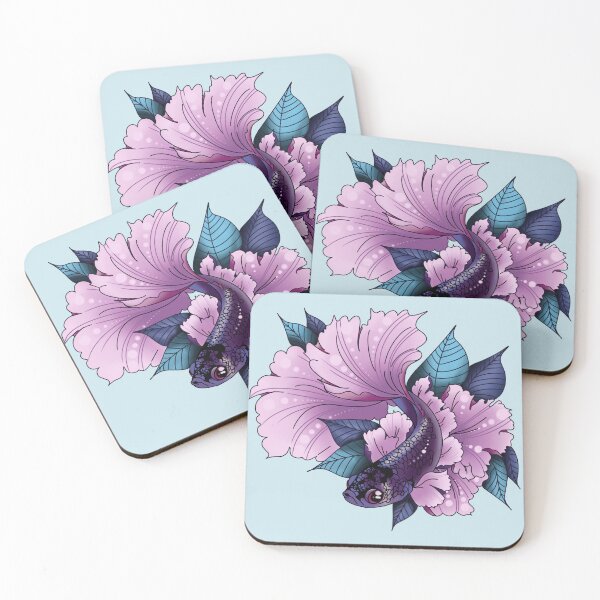 Item preview, Floral Beta fish  designed and sold by springcitygingr.