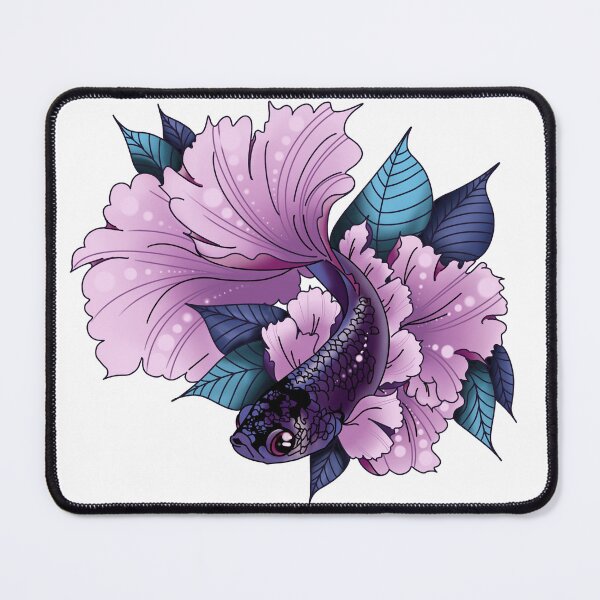 Item preview, Floral Beta fish  designed and sold by springcitygingr.