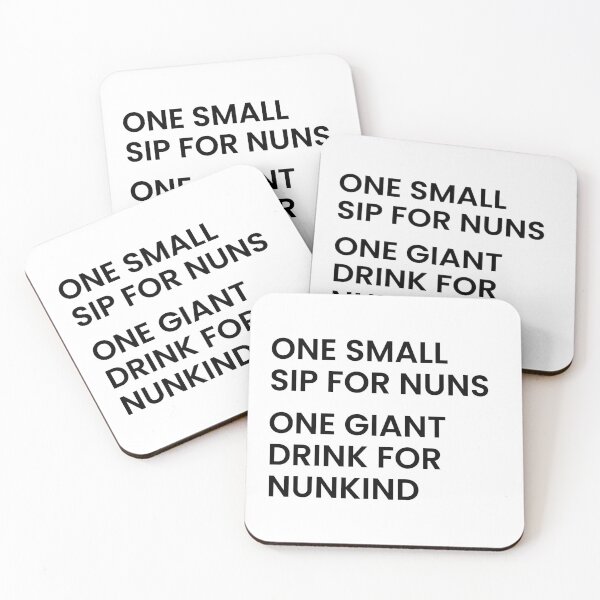 Item preview, One small sip for nuns one giant drink for nunkind - warrior nun - netflix designed and sold by tziggles.