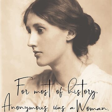 P ster for Sale con la obra Retrato y cita de Virginia Woolf