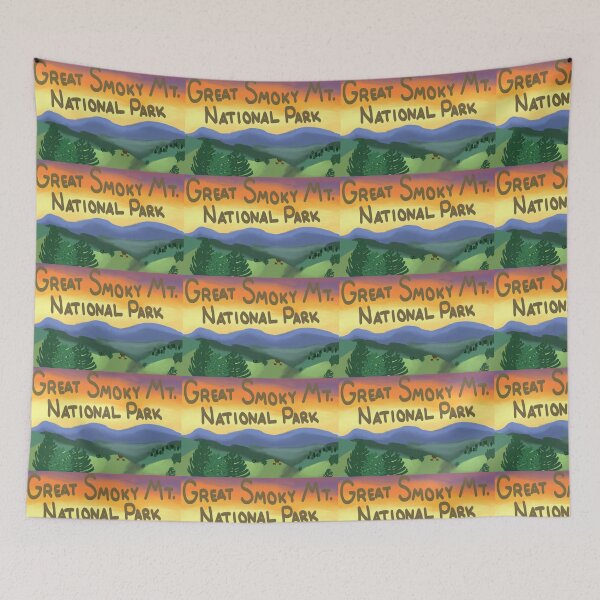 Item preview, Stylized Great Smoky Mt. National Park designed and sold by SprinkleArt.