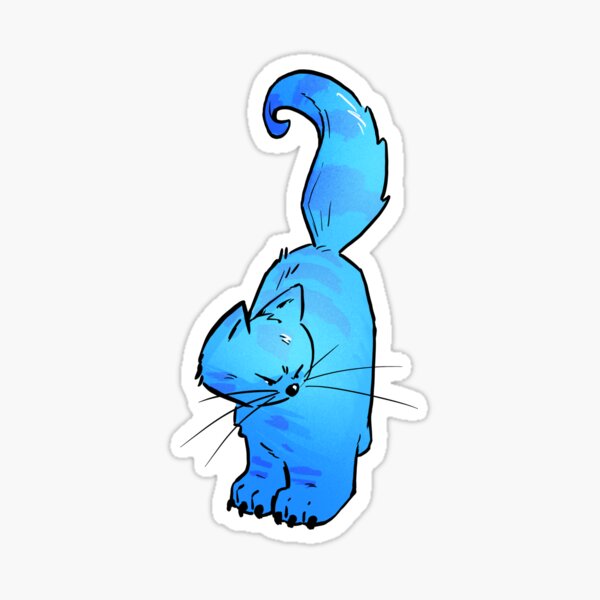 Grumpy kitten Sticker