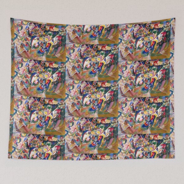 Item preview, Wassily Kandinsky Entwurf 3 zu ‘Komposition VII’ (1913) | Wassily Kandinsky Paintings designed and sold by TeeARTHY.