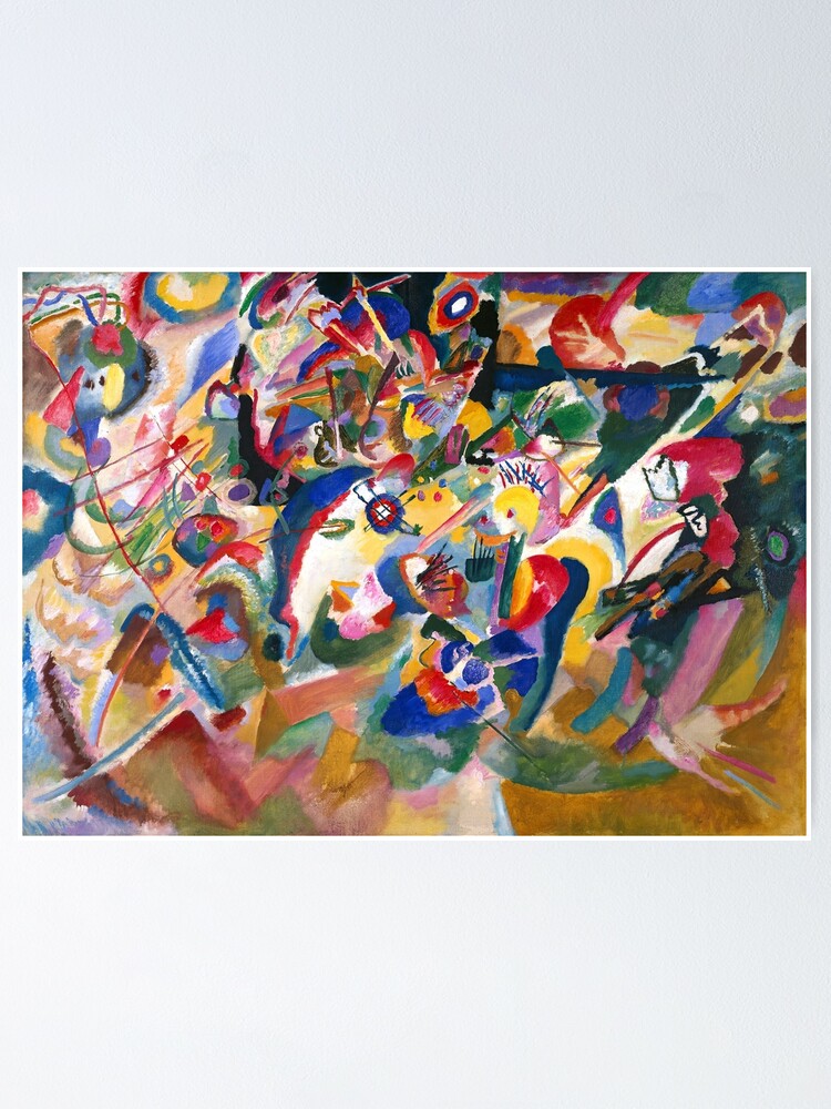 Wassily Kandinsky Entwurf 3 zu 'Komposition VII' (1913