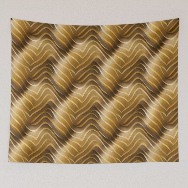 Item preview, GOLD AND BROWN LINES II designed and sold by JLBRAVO.