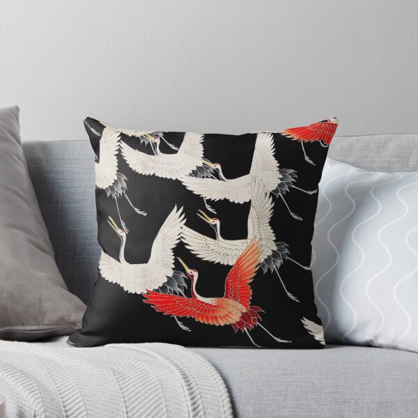 Item preview, Furisode with a Myriad of Flying Cranes (1910–1920)  designed and sold by Doide.