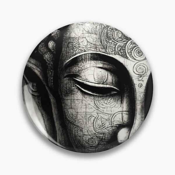Item preview, Black and white Buddha designed and sold by Robin Speed.