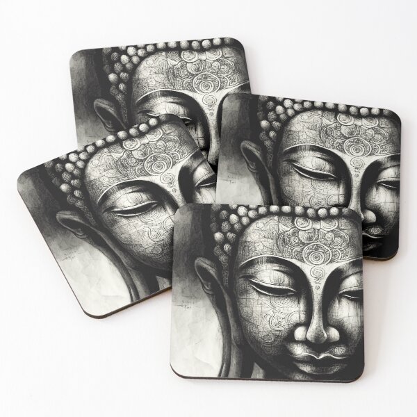 Item preview, Black and white Buddha designed and sold by Robin Speed.