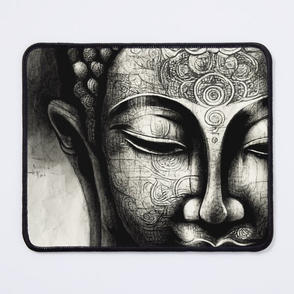 Item preview, Black and white Buddha designed and sold by Robin Speed.