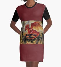 red dragon and motherhood Graphic T-Shirt Dress