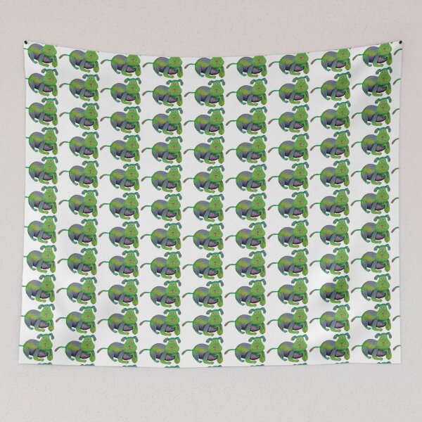 Item preview, Perro verde simpatico designed and sold by bitterfountain.