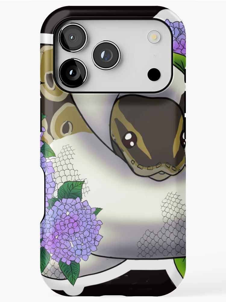 Thumbnail 1 of 4, iPhone Case, Ball Python Normal Pied designed and sold by Kirin-Riki.