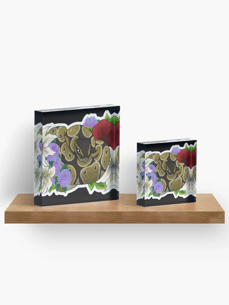 Thumbnail 3 of 5, Acrylic Block, Ball Python Normal designed and sold by Kirin-Riki.