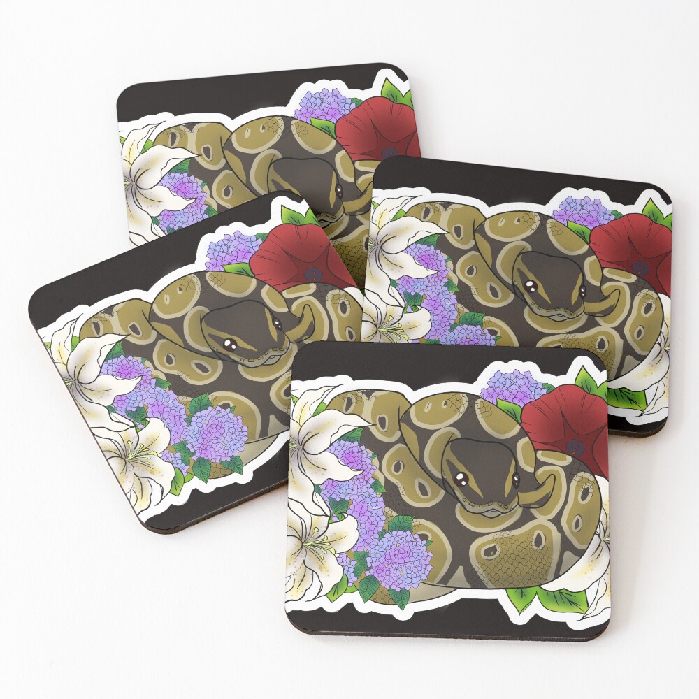 Item preview, Coasters (Set of 4) designed and sold by Kirin-Riki.