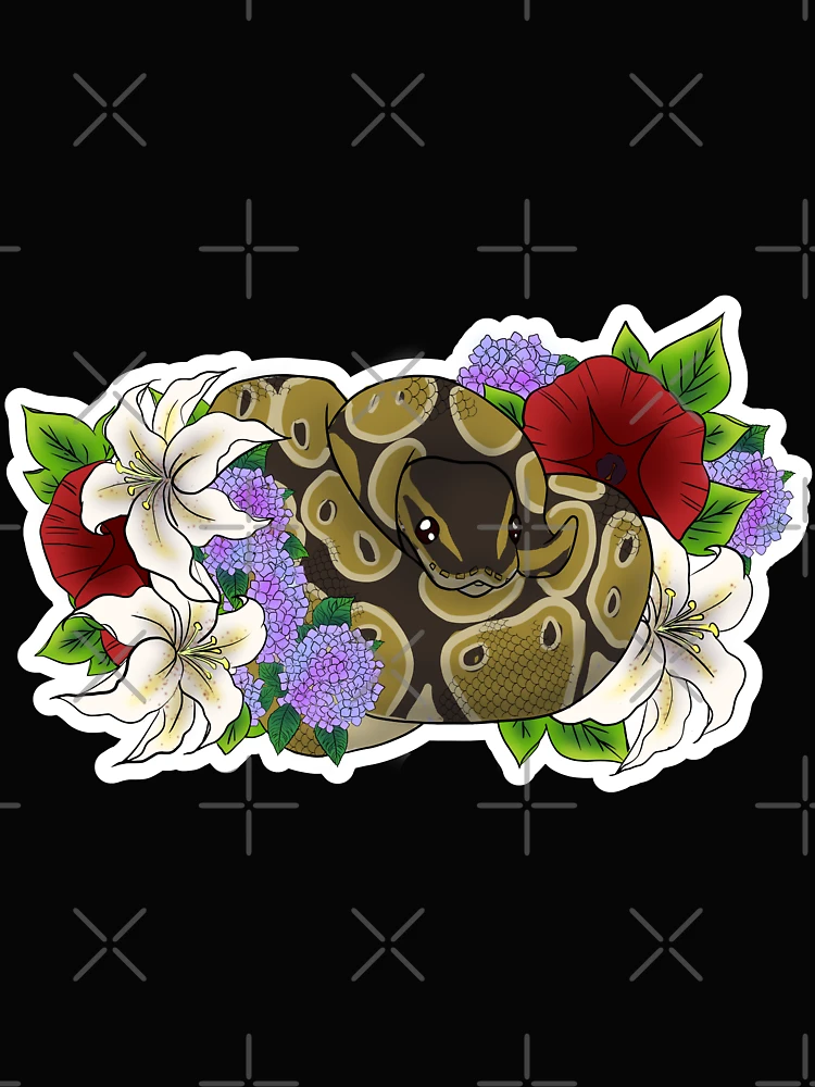 Thumbnail 4 of 4, Boxy T-Shirt, Ball Python Normal designed and sold by Kirin-Riki.