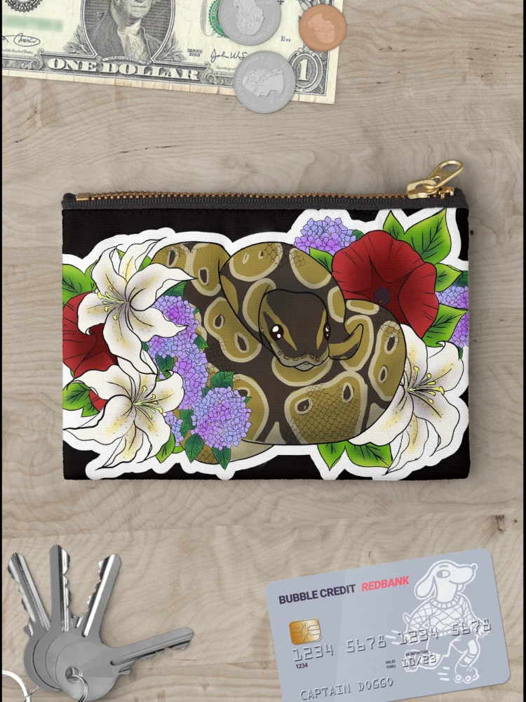 Thumbnail 3 of 4, Zipper Pouch, Ball Python Normal designed and sold by Kirin-Riki.