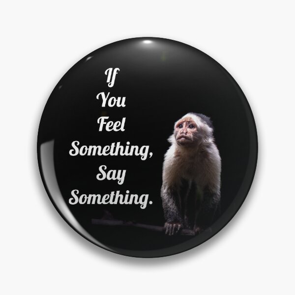 Item preview, Mental health message with a monkey designed and sold by Adi Segal.